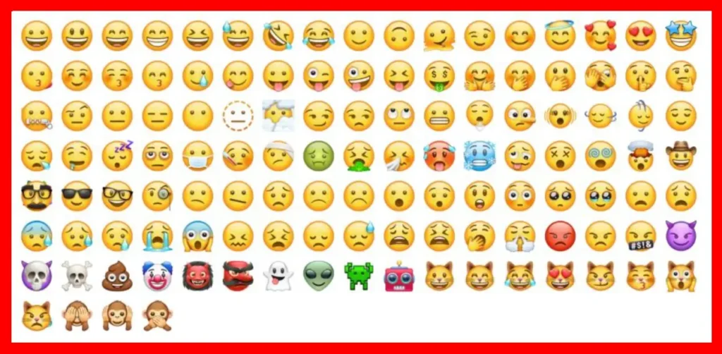 whatsapp emoji Smileys